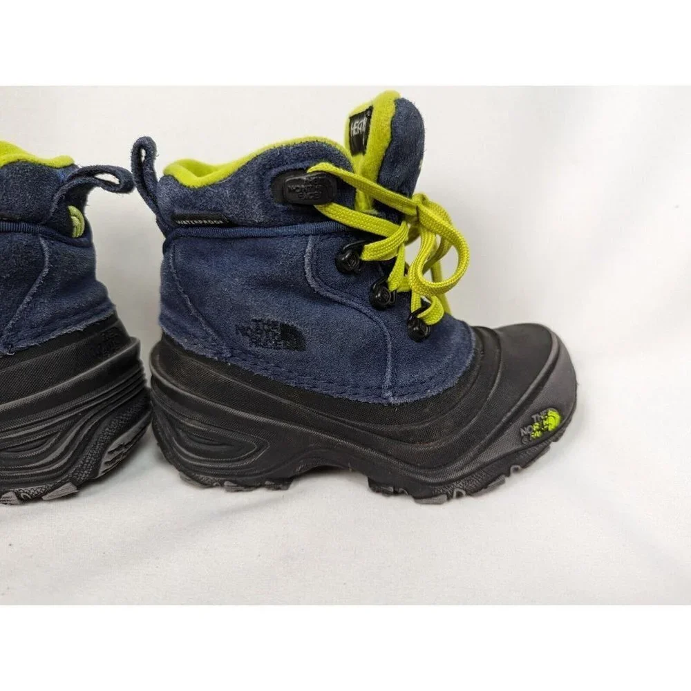 The North Face Boys sz 10 Waterproof Insulated Chilkat Lace II Snow Boots Youth
